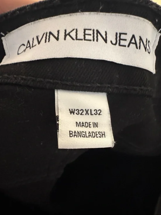 Calvin Klein Men’s Black Slim Stretch Jeans - Picture 3 of 3